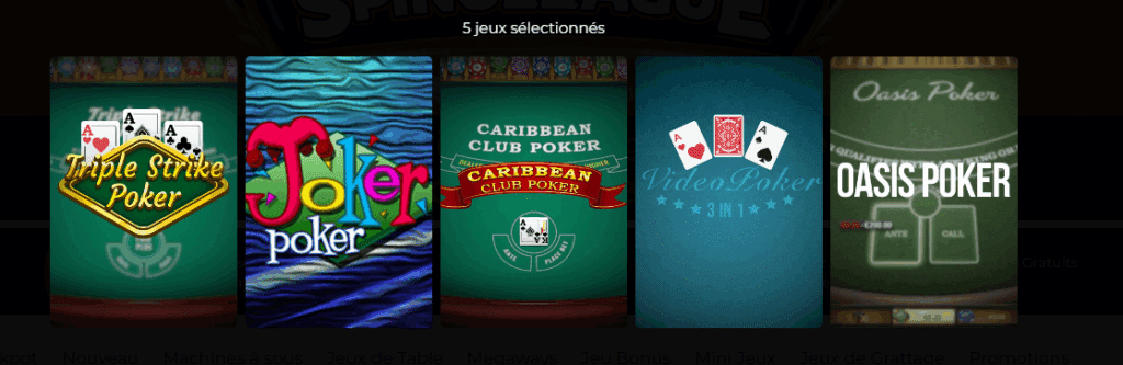 Jouer au Poker sur Lucky31 