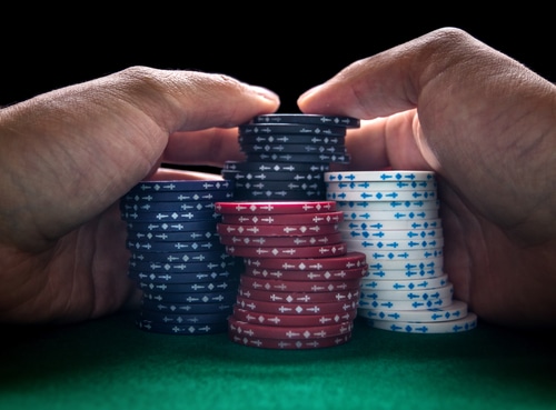 piles de jetons