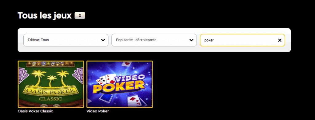 Bon Rush poker