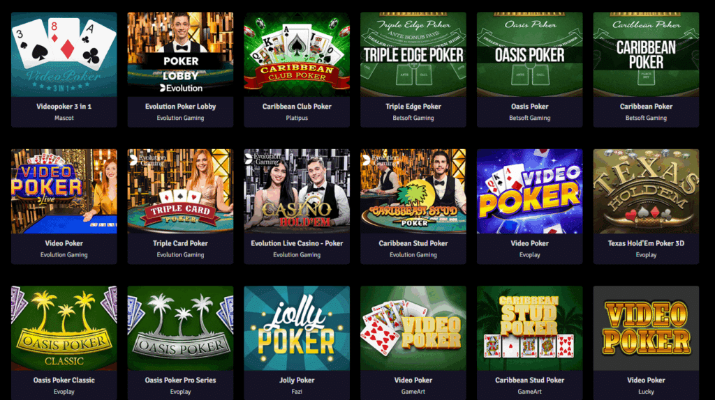 Rizz Casino jouer au Poker